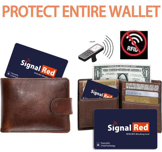 RFID Blocking Card NFC Signals Shield to Protect Your Entire Wallet
