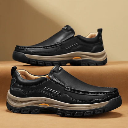 Men's Hand-Stitched Slip-On Loafers