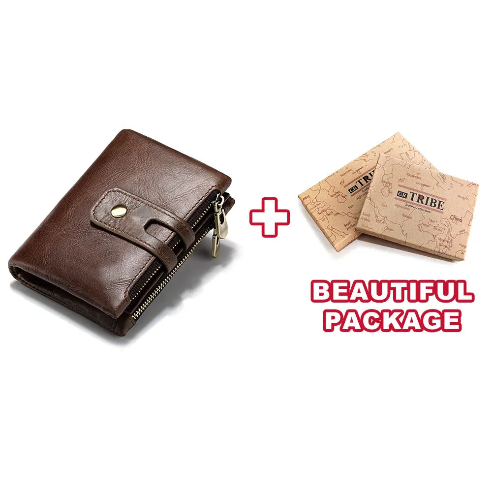 Genuine Leather Bifold Wallet