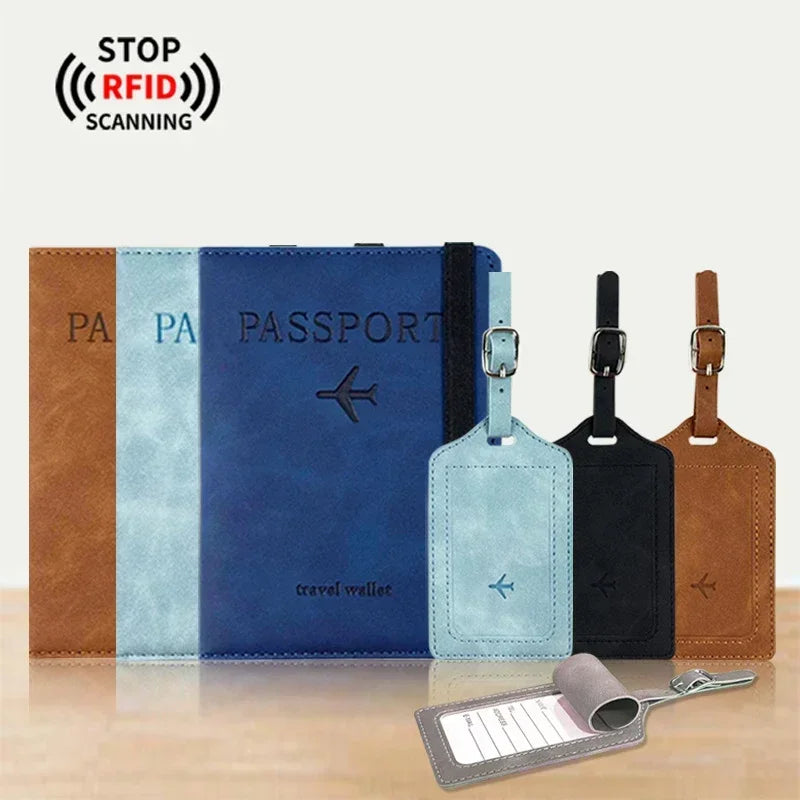 RFID Blocking Protection Travel Passport Credit Holder Cover Case