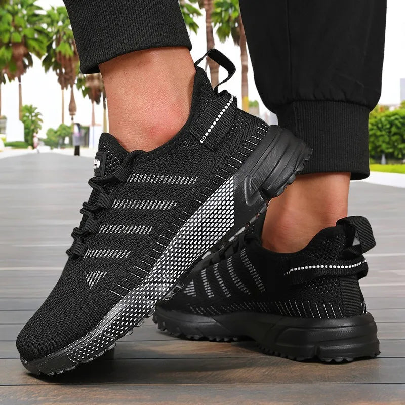Men's Thick Sole Lightweight Breathable Sneakers