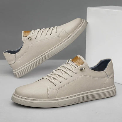Men's Leather Lace-Up Oxford Shoes