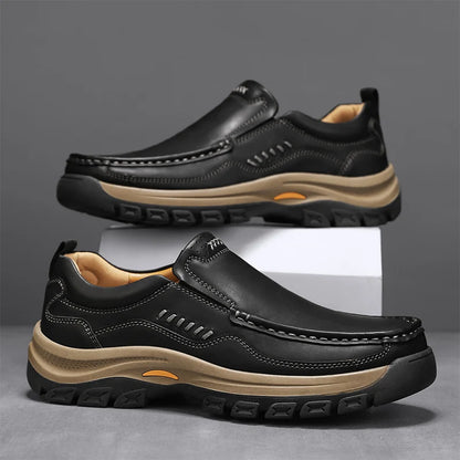 Men's Hand-Stitched Slip-On Loafers