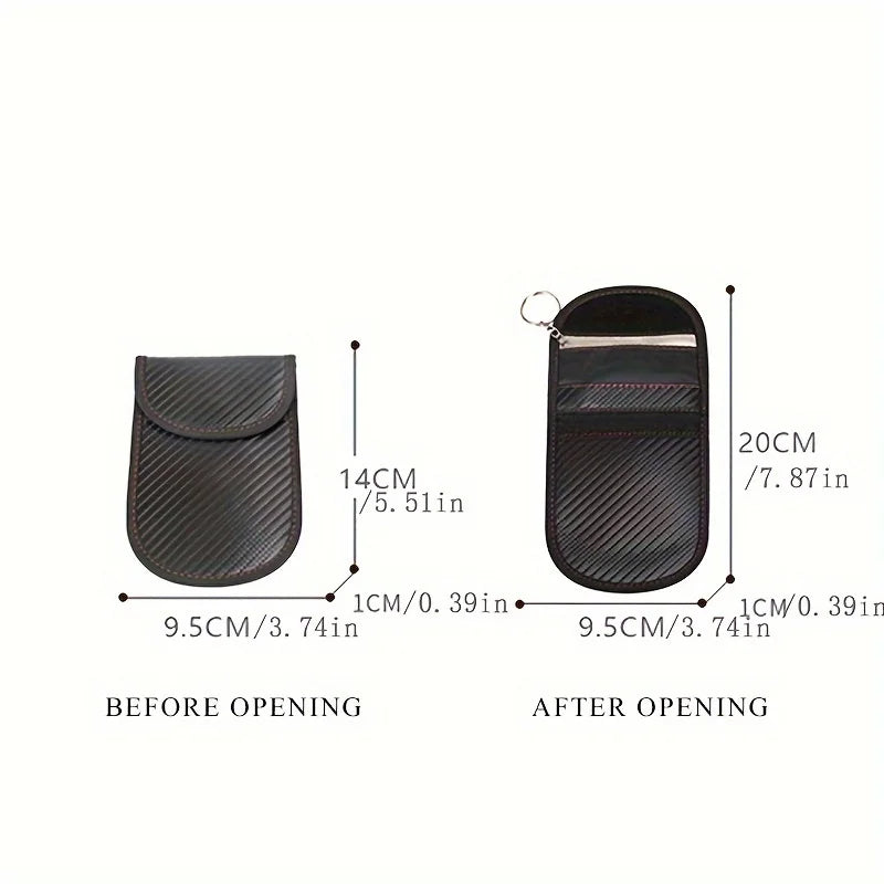 RFID Car Key FOB, Card Signal Shielding Pouch Bag