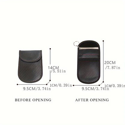 RFID Car Key FOB, Card Signal Shielding Pouch Bag