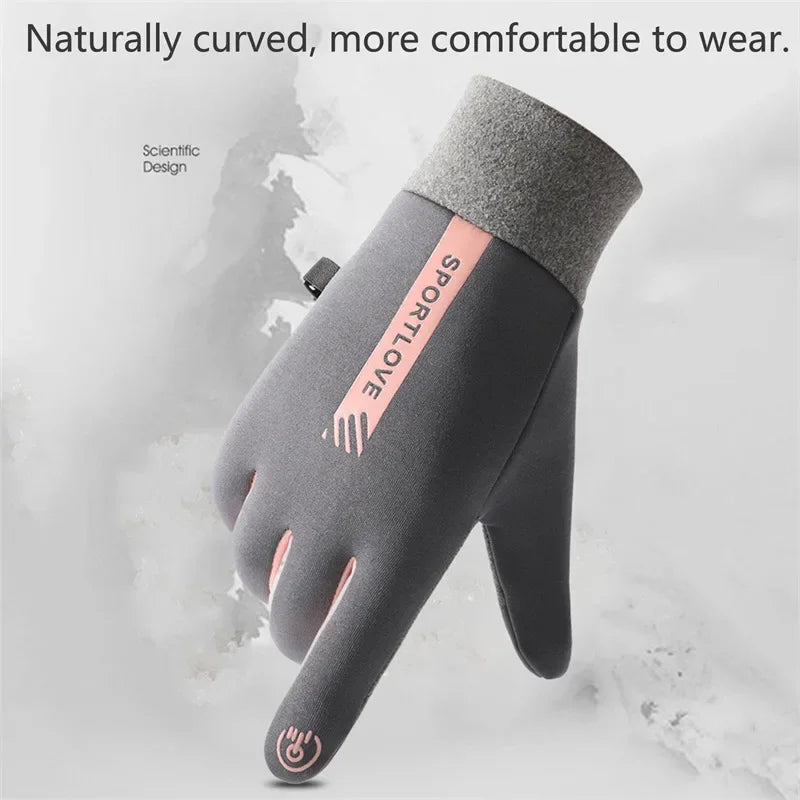 Unisex Cold and Wind Resistant, Waterproof Winter Gloves.