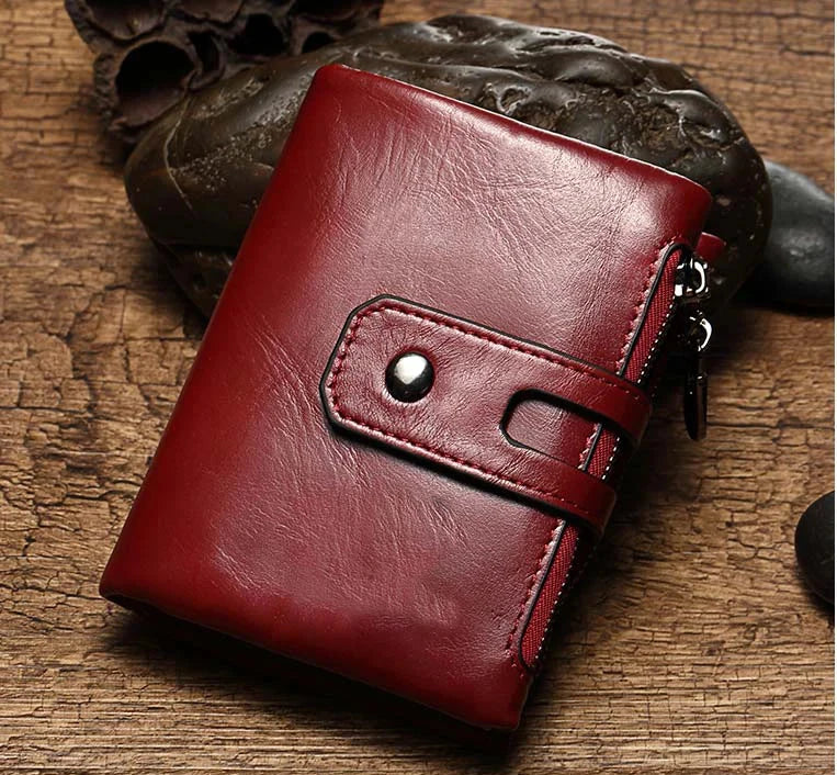 Genuine Leather Bifold Wallet