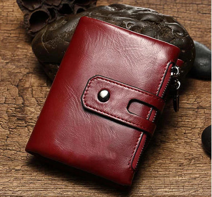 Genuine Leather Bifold Wallet