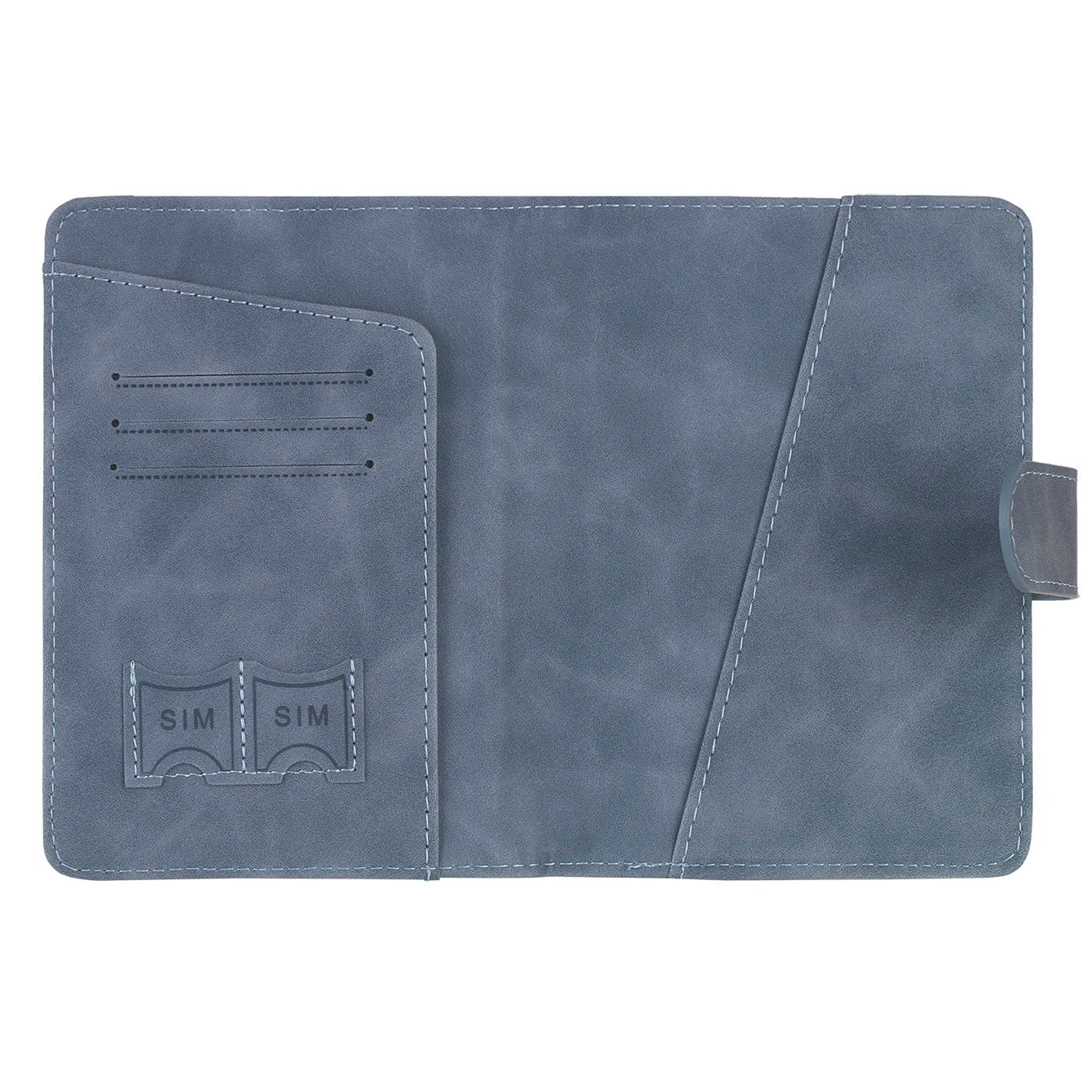 RFID Blocking Passport Holder Cover and Wallet All In One