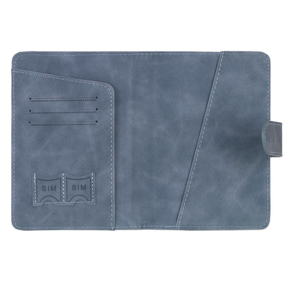 RFID Blocking Passport Holder Cover and Wallet All In One