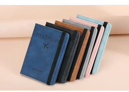 RFID Blocking Protection Travel Passport Credit Holder Cover Case