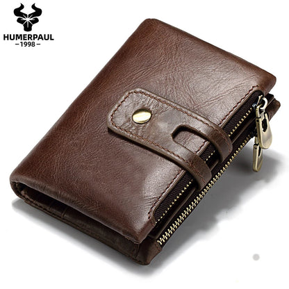 Genuine Leather Bifold Wallet