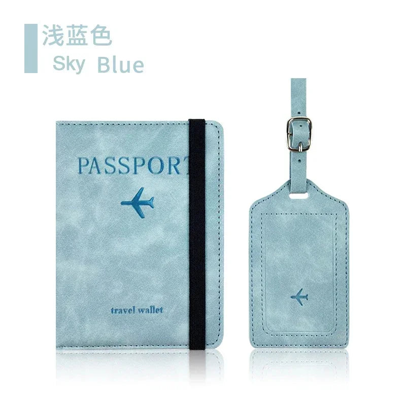 RFID Blocking Protection Travel Passport Credit Holder Cover Case