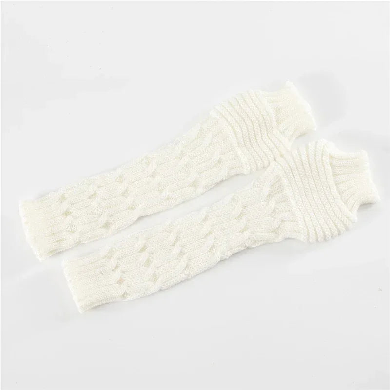 Arm Warmer Fingerless Mitten Gloves