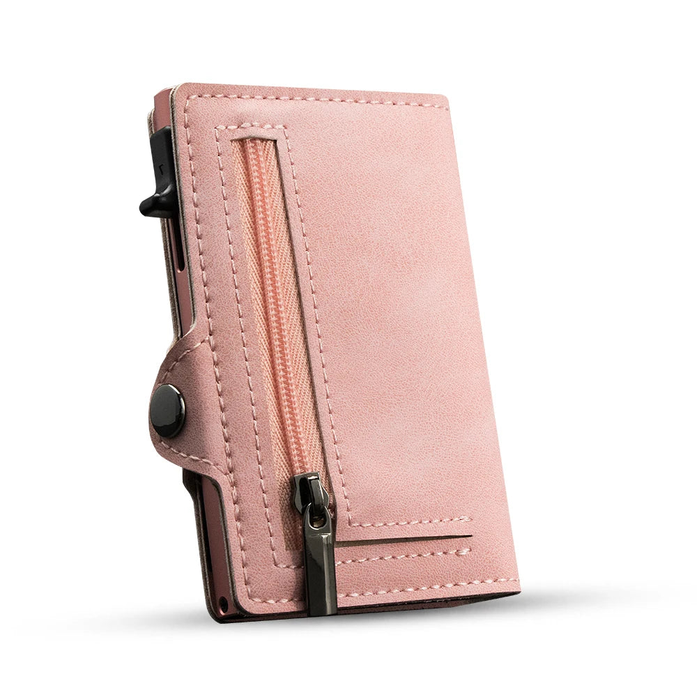 Slim Minimalist RFID Blocking Card Holder Wallet
