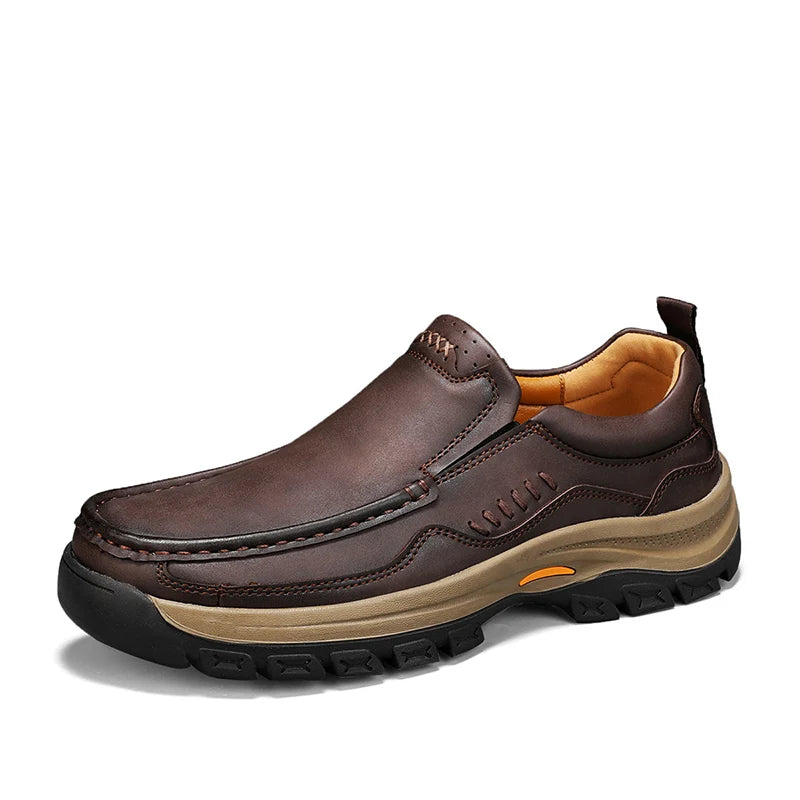 Men's Hand-Stitched Slip-On Loafers