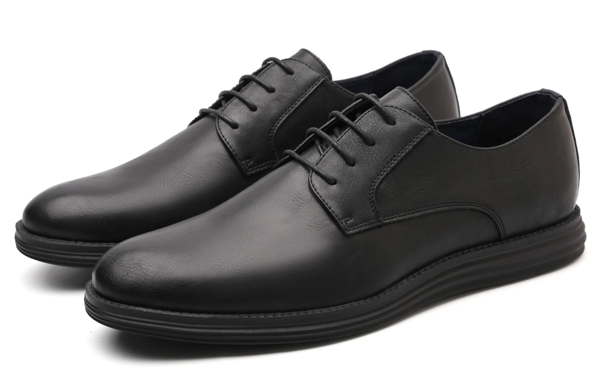 Men’s Leather Smart Business Casual Lace-Up Shoes