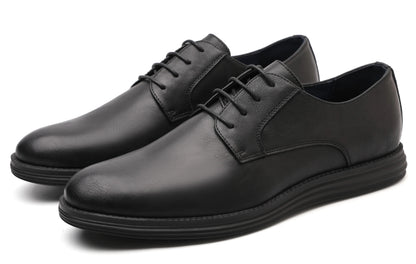 Men’s Leather Smart Business Casual Lace-Up Shoes