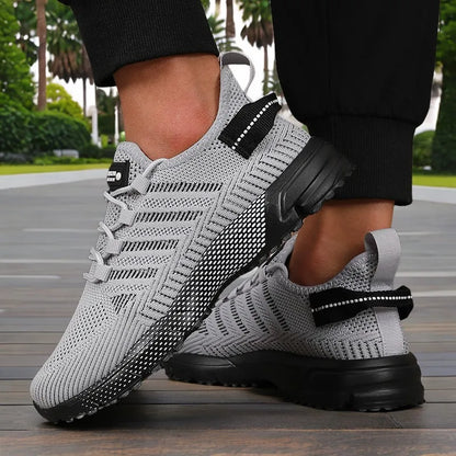 Men's Thick Sole Lightweight Breathable Sneakers