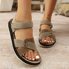 Open Toe Flat Sandals
