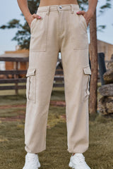 Rayon Cargo Pants