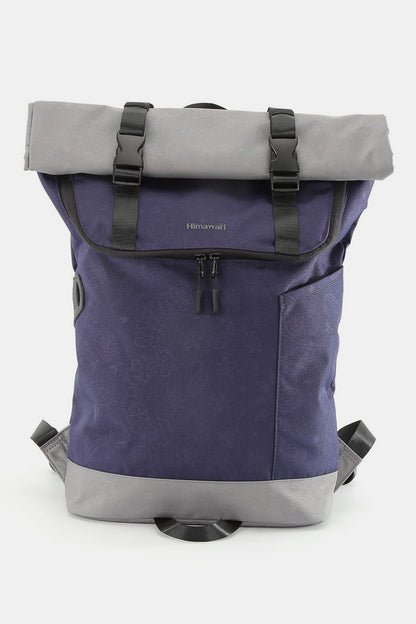 Himawari Contrast Waterproof Canvas Backpack Bag