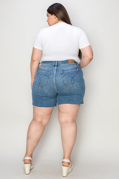 Judy Blue High Waist Slim Denim Shorts