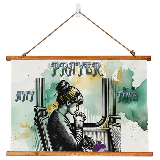 Prayer Anytime Wall Art Tapestry