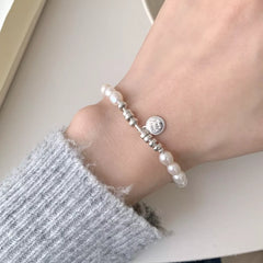 Pearl 925 Sterling Silver Bracelet