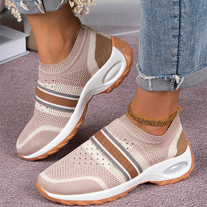 Women's Breathable Round Toe Sneakers