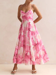 Spaghetti Strap Midi Dress