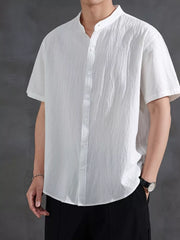 Men's Cotton Short Sleeve Shirt