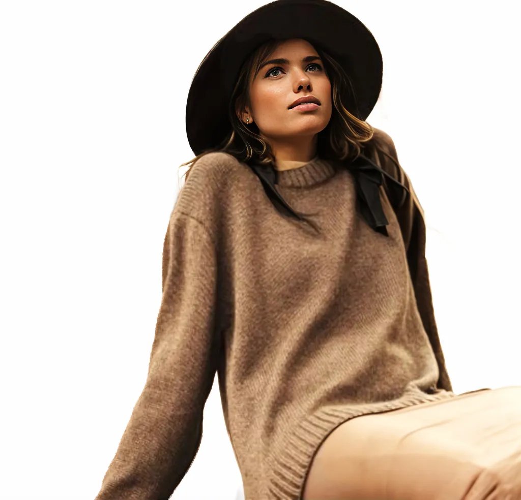 Alpaca Cotton Crewneck