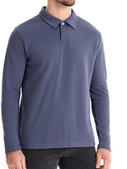 Men's Collared Neck Long Sleeve Polo