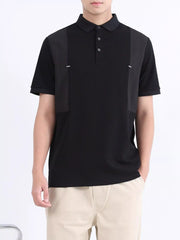 Men's Button Detail Short Sleeve Polo