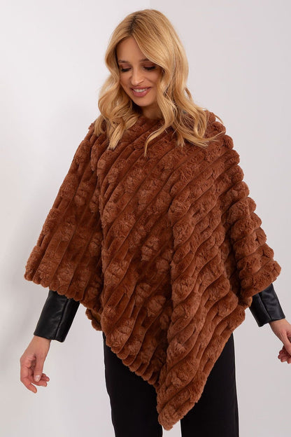 Textured Loose Fit Poncho