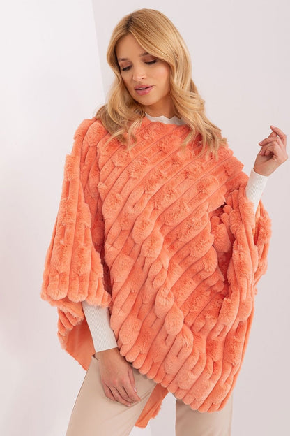 Textured Loose Fit Poncho