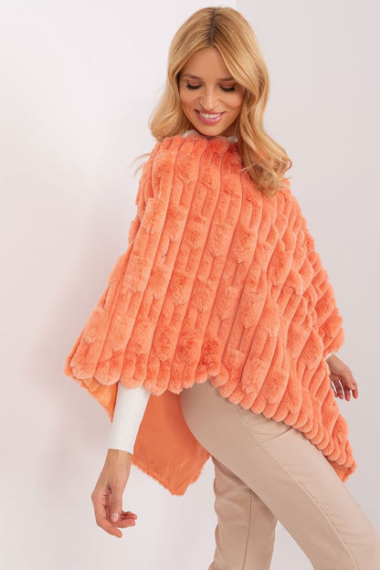 Textured Loose Fit Poncho