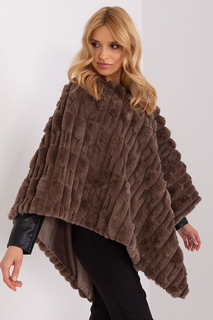Textured Loose Fit Poncho