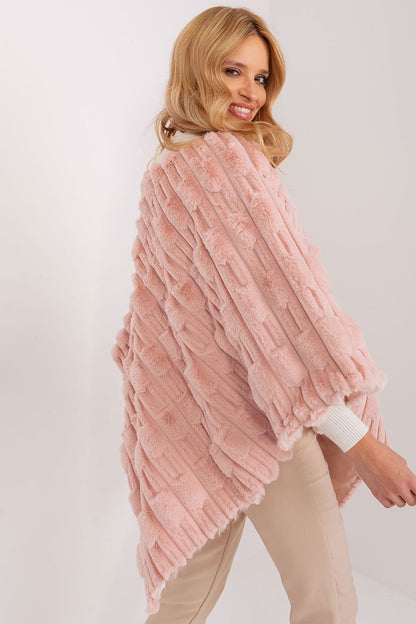 Textured Loose Fit Poncho