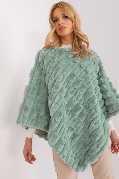 Textured Loose Fit Poncho