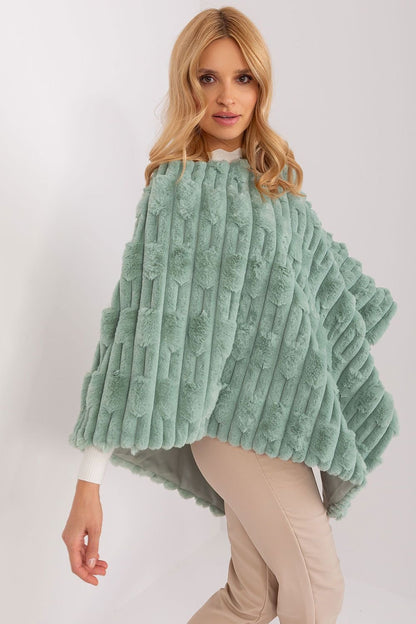 Textured Loose Fit Poncho