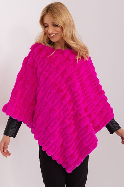 Textured Loose Fit Poncho