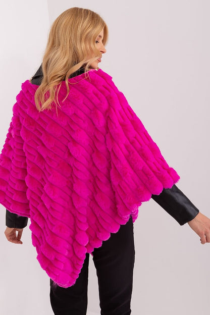 Textured Loose Fit Poncho