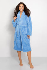 Long Sleeve Slip Pockets Bathrobe