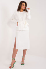 Angora Sweater Dress Set