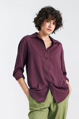 Oversize Cut  Long Sleeve Shirt