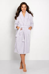 Long Sleeved Belted Bathrobe