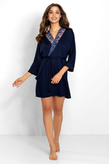 3/4 Sleeve Short Bathrobe