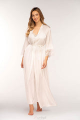 Full-Length Satin Bathrobe
